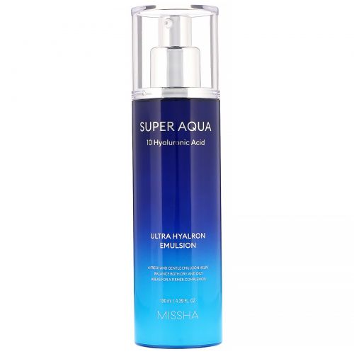 Missha, Super Aqua Ultra Hyalron, эмульсия, 130 мл