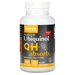 Jarrow Formulas, QH-Absorb, Убихинол, 100 мг, 120 гелевых капсул