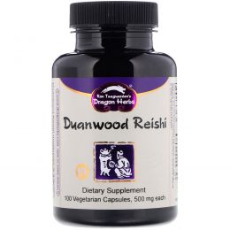 Dragon Herbs, Duanwood Reishi, 450 мг, 100 веганских гелевых капсул