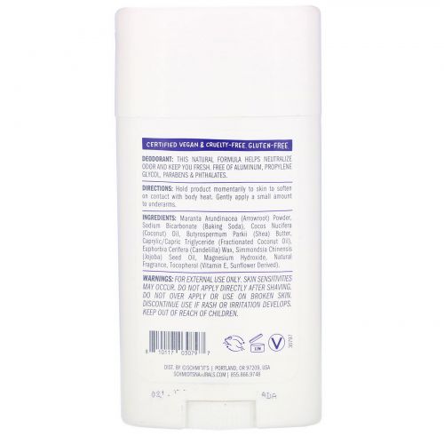 Schmidt's Naturals, Natural Deodorant, Moon Flower, 2.65 oz (75 g)