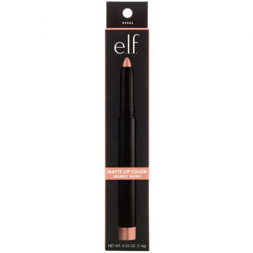 E.L.F. Cosmetics, Профессиональный матовый цвет для губ, близко к телесному, 0,06 унций (1,8 гр)