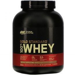 Optimum Nutrition, Gold Standard, 100% сыворотка, мокко капучино, 2,27 кг (5 фунтов)