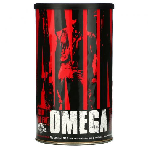 Universal Nutrition, Animal Омега, НЖК (Незаменимые Жирные Кислоты) 30 пакетиков