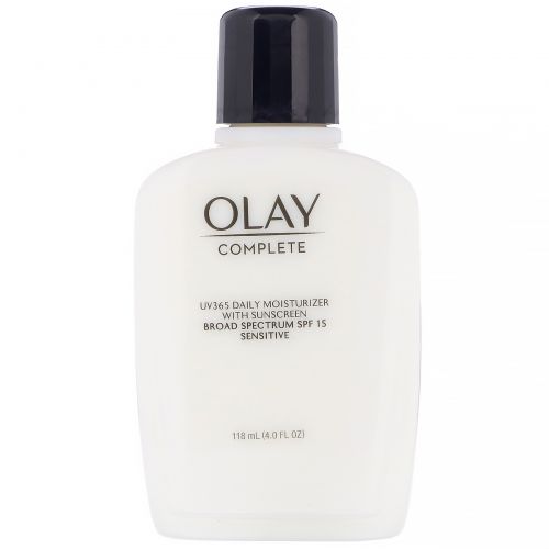 Olay, Complete, UV365, дневное увлажняющее средство, SPF 15, для чувствительной кожи, 118 мл (4,0 жидк. унции)