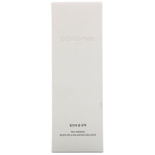 Donginbi, Red Ginseng Moisture & Balancing Emulsion, 4.39 fl oz (130 ml)