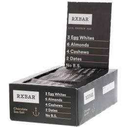 RXBAR, Protein Bars, Chocolate Sea Salt, 12 Bars, 1.83 oz (52 g) Each