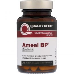 Quality of Life Labs, Амеал BP, при сердечно-сосудистых заболеваний, 30 капсул