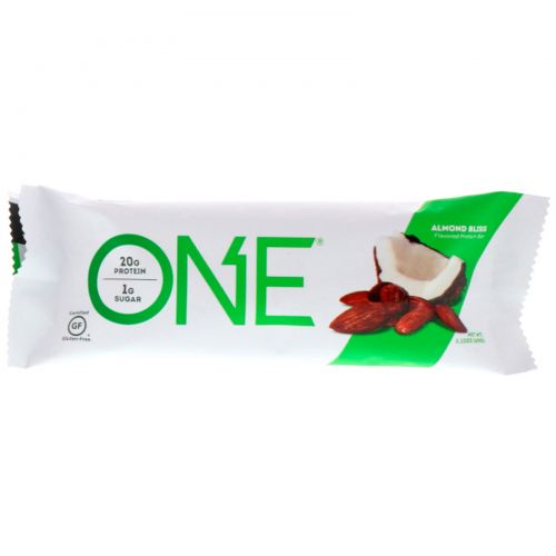 Oh Yeah!, One Bar, Almond Bliss, 12 Bars, 2.12 oz (60 g) Each