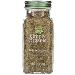 Simply Organic, Черный перец с лимоном, 3.17 унций (90 г)