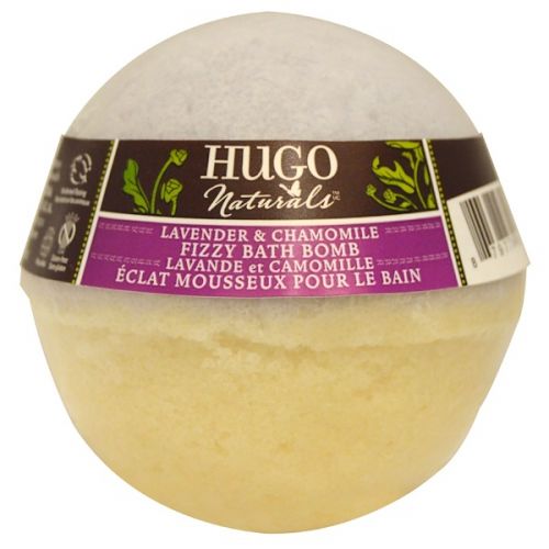 Hugo Naturals, Пенящаяся «бомба» для ванной, лаванда и ромашка, 6 унций (170 г)