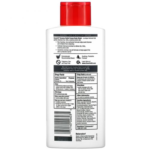 Eucerin, Eczema Relief, Cream Body Wash,  13.5 fl oz (400 ml)