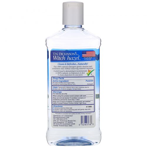 Dickinson Brands, Witch Hazel, For Face & Body, 16 fl oz (473 ml)