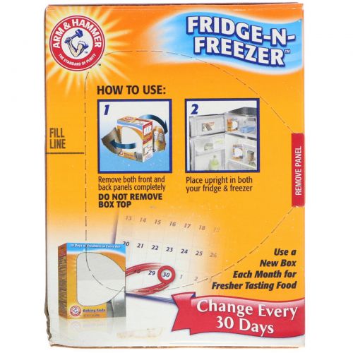 Arm & Hammer, Fridge-N-Freezer Baking Soda, 14 oz (396.8 g)