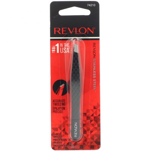 Revlon, Пинцет Expert со скошенными кончиками, 1 шт.