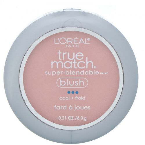 L'Oreal, Румяна True Match Super-Blendable Blush, оттенок C1-2 «Цветочки», 6 г