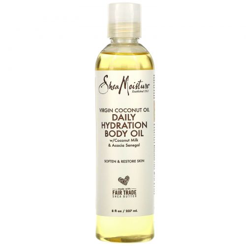 SheaMoisture, 100 % Virgin Coconut Oil, Daily Hydration Body Oil, 8 fl oz (237 ml)