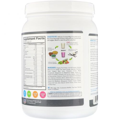 Lean & Pure, Pure Smoothie CLA Shake, Naturally Flavored, 16.9 oz (480 g)
