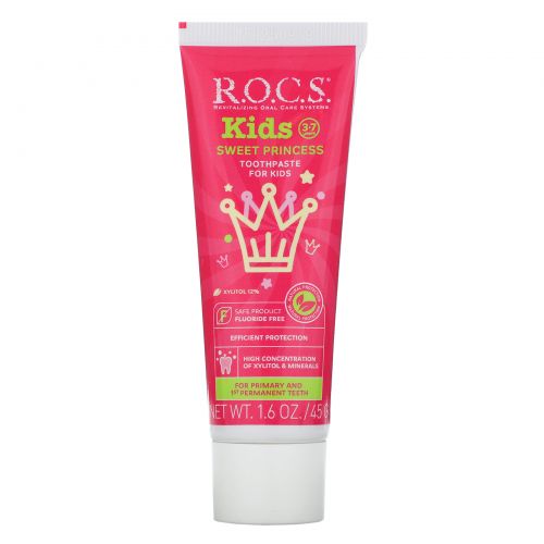 R.O.C.S. , Kids, Sweet Princess Toothpaste, 3-7 Years,  1.6 oz (45 g)