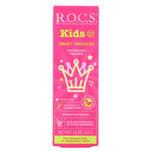 R.O.C.S. , Kids, Sweet Princess Toothpaste, 3-7 Years,  1.6 oz (45 g)