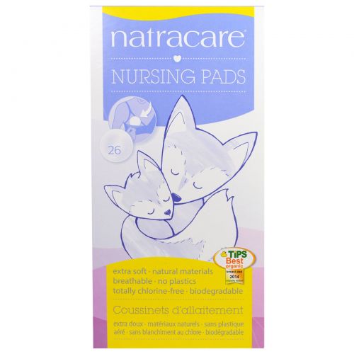 Natracare, Прокладки для кормящих мам, 26 штук