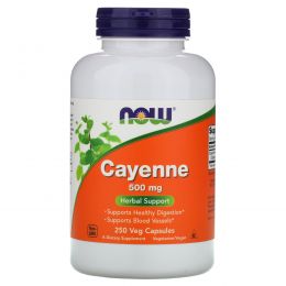 Now Foods, Cayenne, 500 mg, 250 Veggie Caps