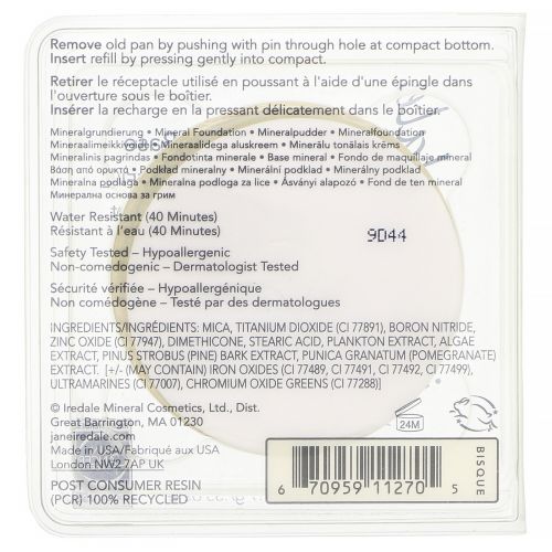 Jane Iredale, PurePressed Base, Mineral Foundation Refill, SPF 20 PA++, Bisque, 0.35 oz (9.9 g)