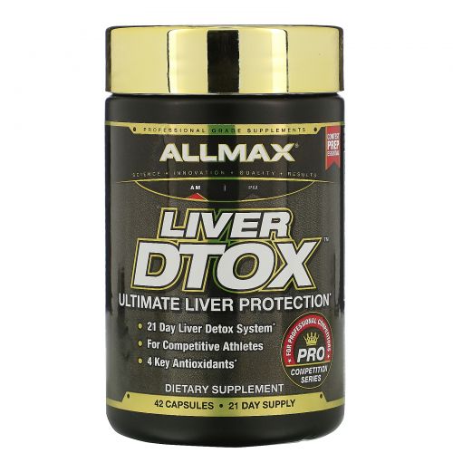 ALLMAX Nutrition, Средство детоксикация печени, 42 капсулы