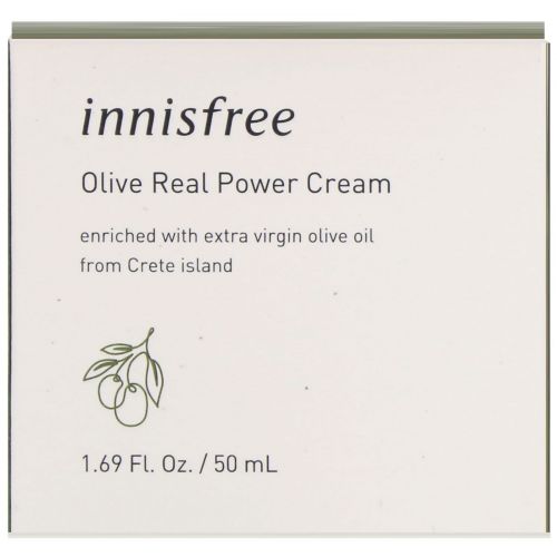 Innisfree, Интенсивный крем с экстрактом оливы, 50 мл (1,69 жидк. унций)