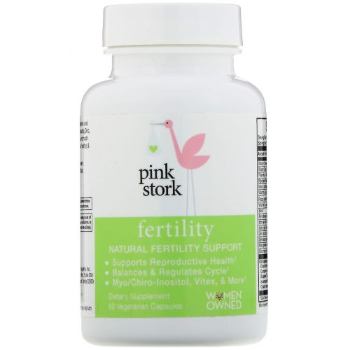 Pink Stork, Fertility, природная поддержка репродуктивной функции, 60 вегетарианских капсул