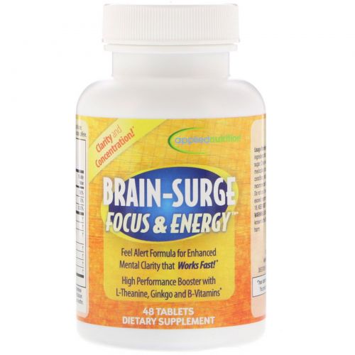 appliednutrition, Brain - Surge Focus & Energy, 48 Tablets