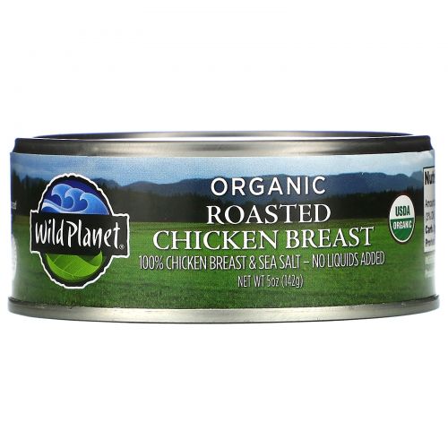 Wild Planet, Organic Roasted Chicken Breast, 5 oz (142 g)