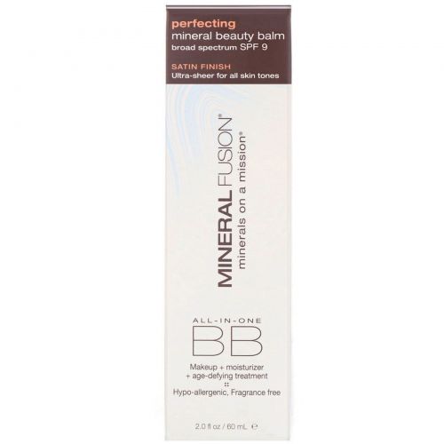 Mineral Fusion, Mineral Beauty Balm, SPF 9, Perfecting, 2.0 oz (60 ml)