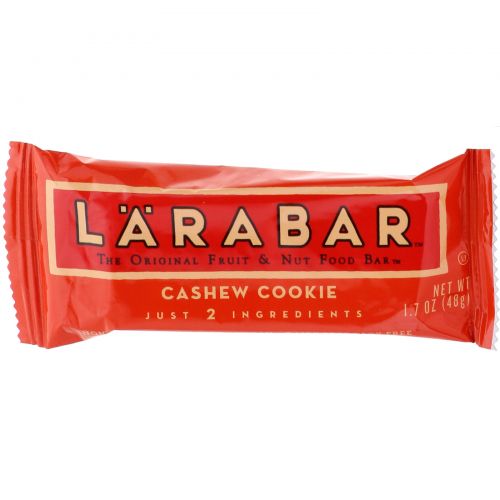 Larabar, Печенье с кешью, 16 печений, 1,7 унции (48 г) каждое