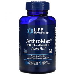 Life Extension, Arthromax с теафлавинами и Apresflex, 120 растительных капсул