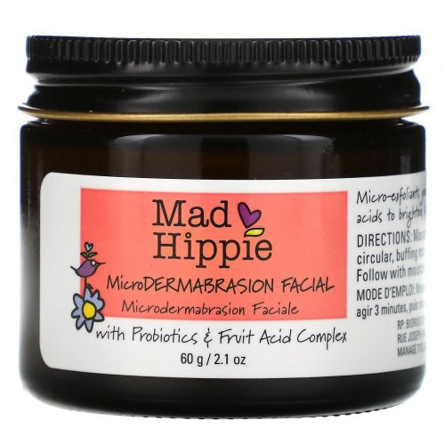 Mad Hippie Skin Care Products, MicroDermabrasion Facial, отшелушивающее средство для лица, 60 г (2,1 унции)