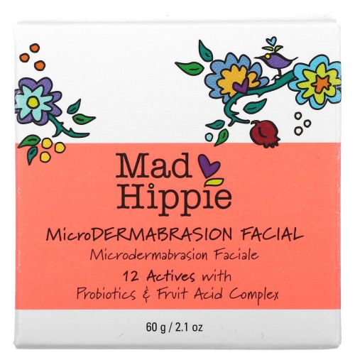 Mad Hippie Skin Care Products, MicroDermabrasion Facial, отшелушивающее средство для лица, 60 г (2,1 унции)