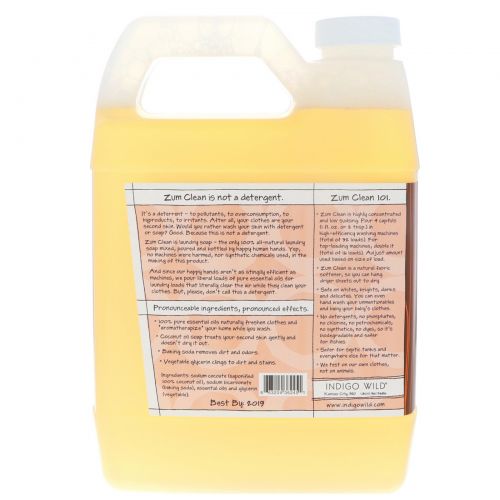 Indigo Wild, Zum Clean, Aromatherapy Laundry Soap, Patchouli, 32 fl oz (.94 L)