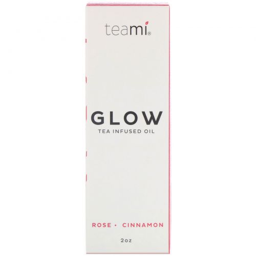 Teami, Glow, Tea Infused Facial Oil, Rose Cinnamon, 2 oz