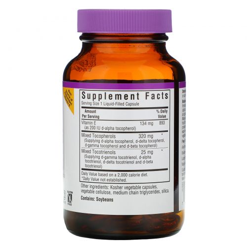 Bluebonnet Nutrition, Комплекс витамина Е, 60 капсул