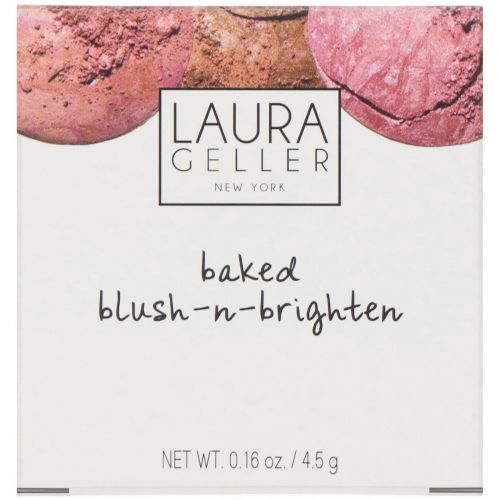 Laura Geller, Румяна Baked Blush-N-Brighten, оттенок розово-кремовый, 4,5 г
