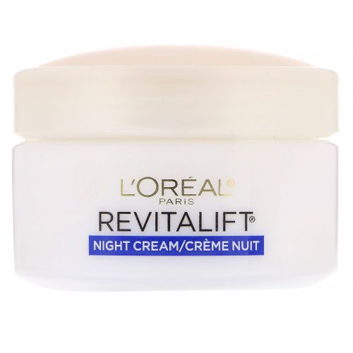 L'Oreal, Revitalift Anti-Wrinkle + Firming, ночное увлажняющее средство, 48 г