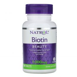 Natrol, Витамин H, 1000 мкг, 100 таблеток