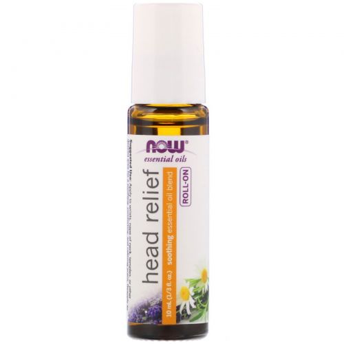 Now Foods, Head Relief  Roll-On, 1/3 fl oz (10 ml)