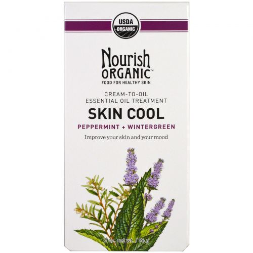 Nourish Organic, Охладитель для кожи, мята перечная+зима, 56 г (2 унции) (Discontinued Item)