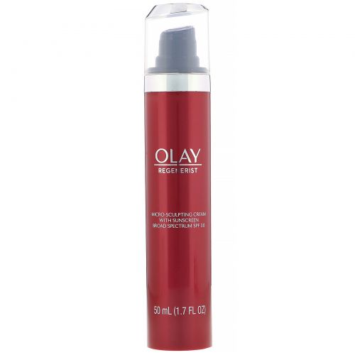 Olay, Regenerist, Micro-Sculpting Cream with Sunscreen, SPF 30, 1.7 fl oz (50 ml)