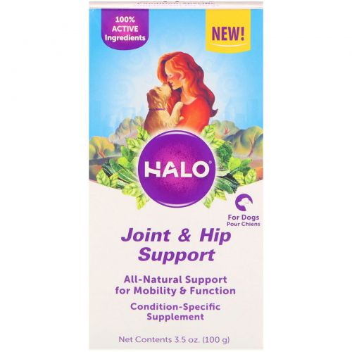 Halo, Joint & Hip Support, For Dogs, 3.5 oz (100 g)