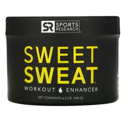 Sports Research, "Sweet Sweat", предтренировочный комплекс, 6,5 унций (184 г)