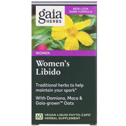 Gaia Herbs, Women's Libido, 60 вегетарианских фитокапсул