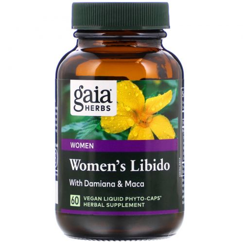 Gaia Herbs, Women's Libido, 60 вегетарианских фитокапсул