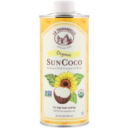 La Tourangelle, Organic Sun Coco, органическое масло, 25,4 жидк. унции (750 мл)